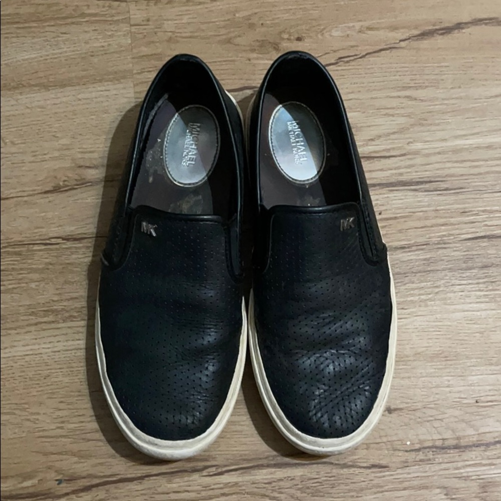 MICHAEL KORS SZ  8.5 BOERUM LEATHER BLACK